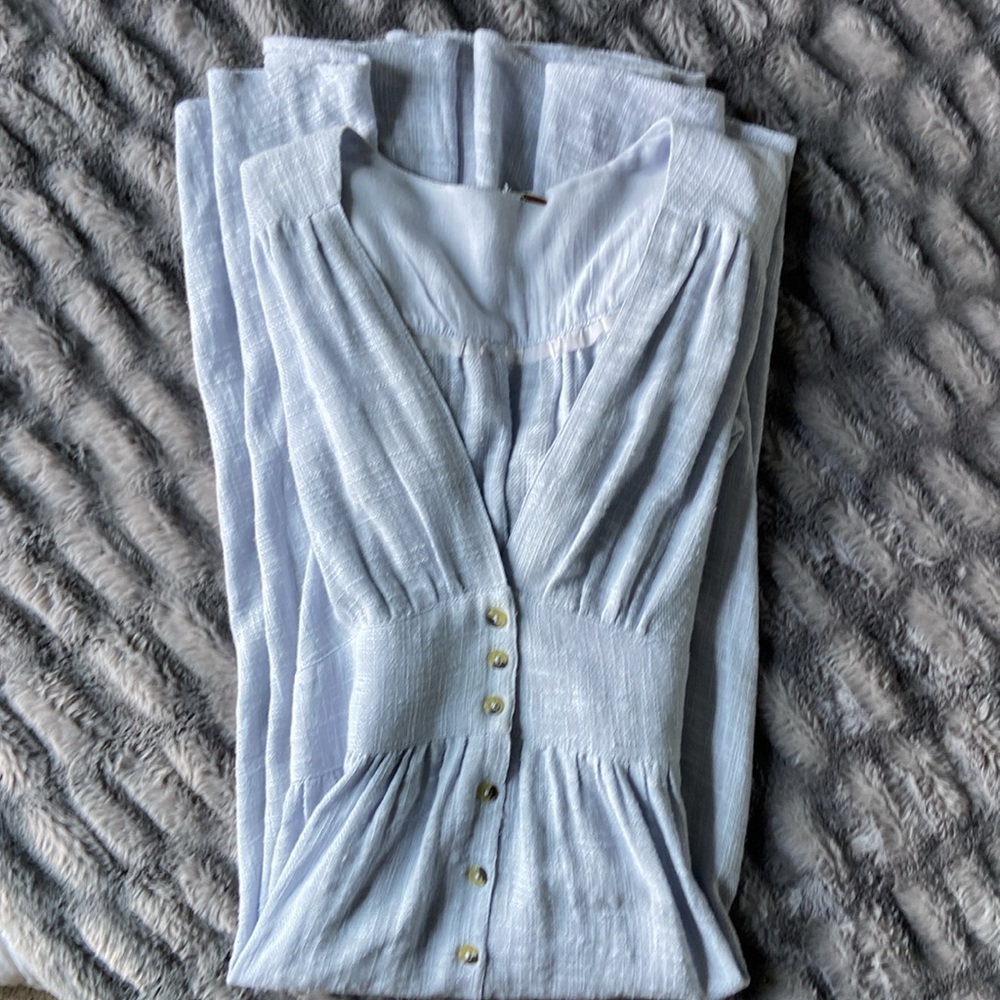 Spring Lightest Lavender Cotton Free People Dress